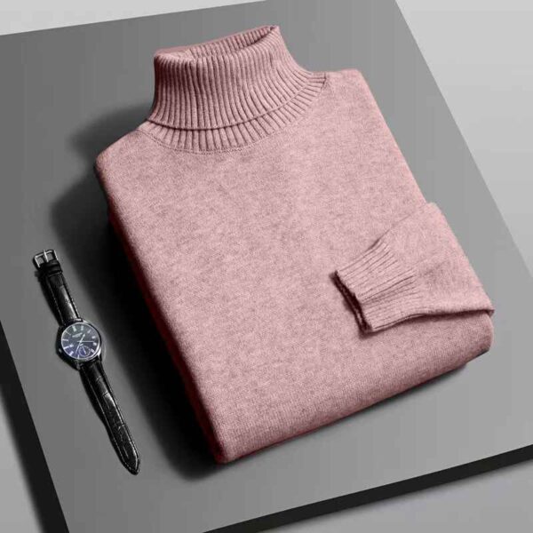 بلوفر رجالي محبوك بياقة مدورة – تصميم عصري لفصل الخريف - Image 4
