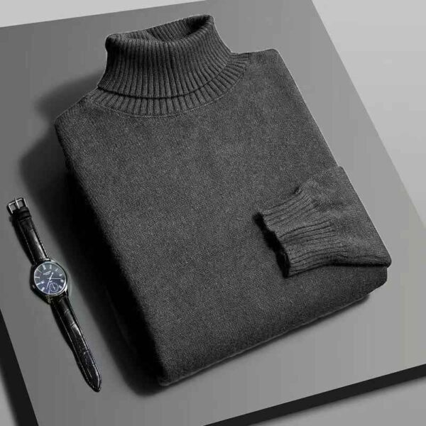 بلوفر رجالي محبوك بياقة مدورة – تصميم عصري لفصل الخريف - Image 5